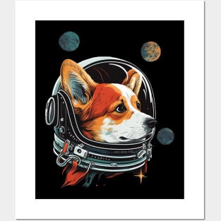 space corgi Posters and Art